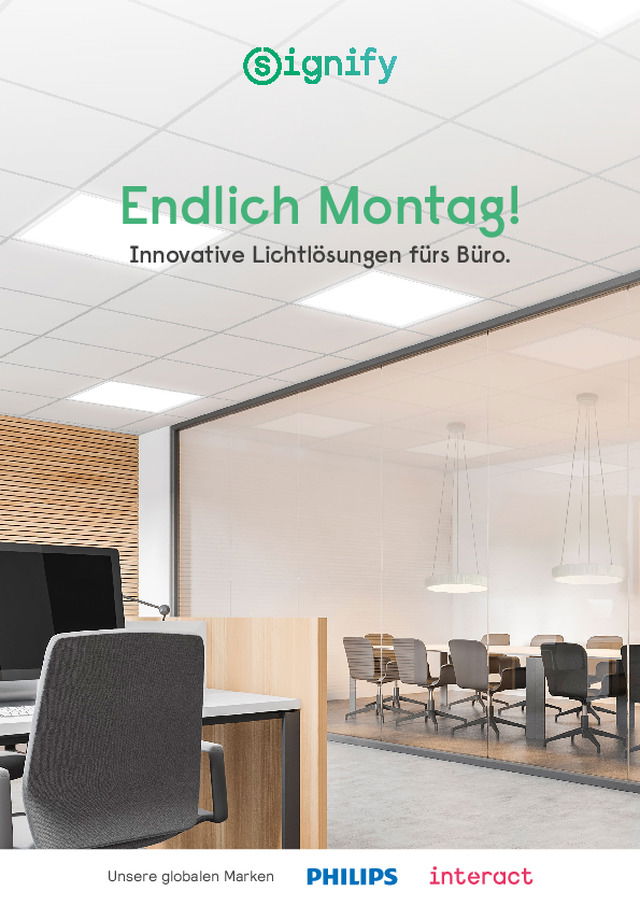 Endlich Montag! Innovative Lichtlösungen fürs Büro