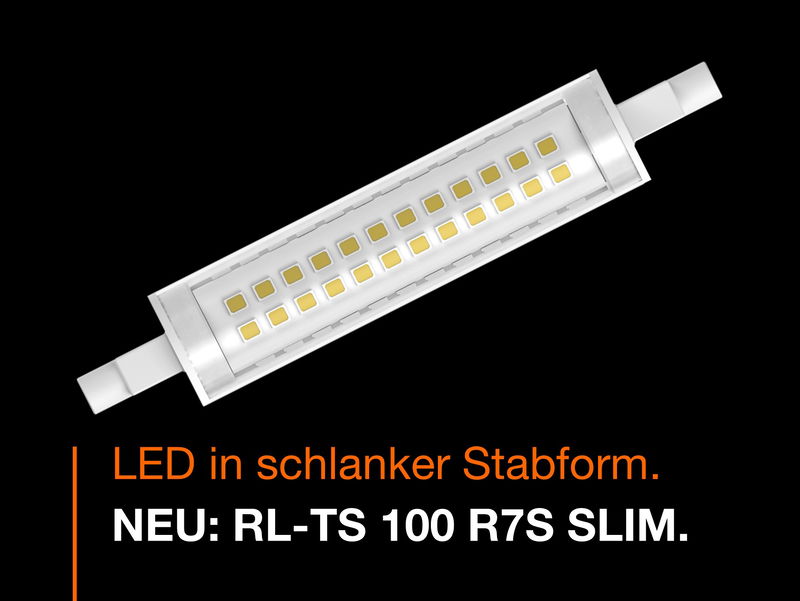 Neue LED in schlanker Stabform: RL-TS 100 SLIM.