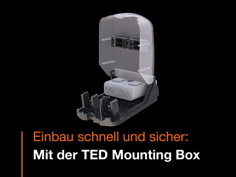 Einbau schnell und sicher: Mit der TED Mounting Box.