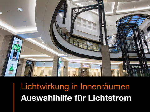 Die Wirkung von Licht im Innenraum.