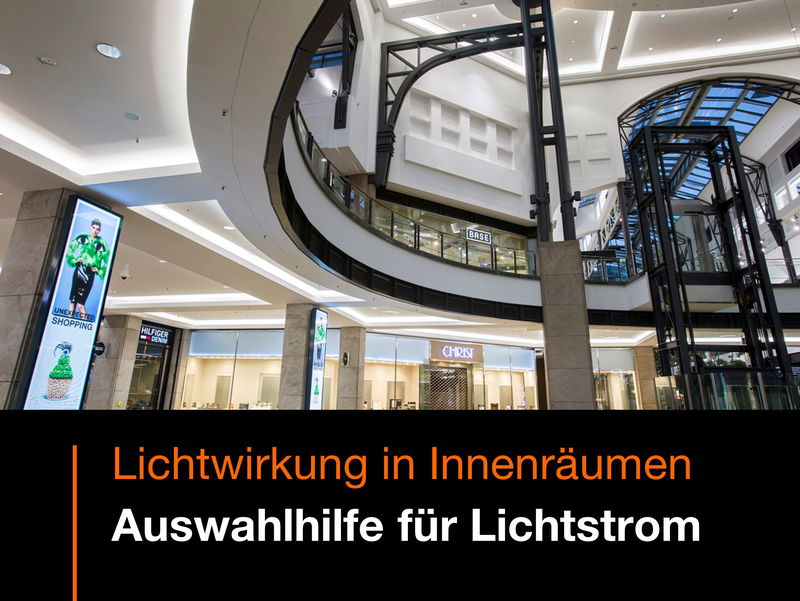 Die Wirkung von Licht im Innenraum.