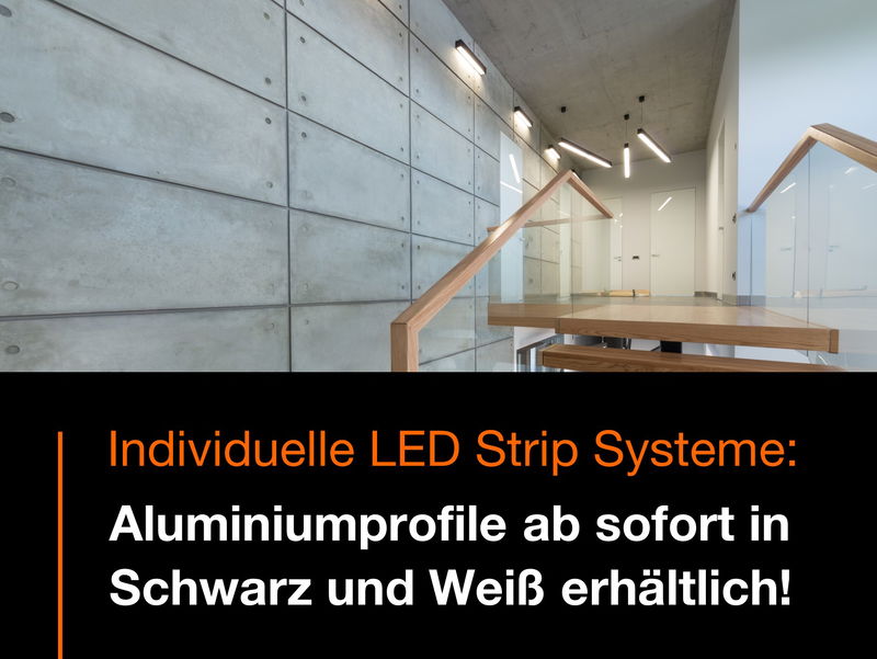 Stilvolle, lineare Lichtsysteme jetzt noch individueller: