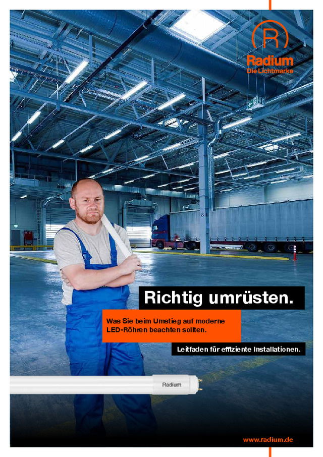 Richtig umrüsten. Leitfaden für effiziente Installationen.