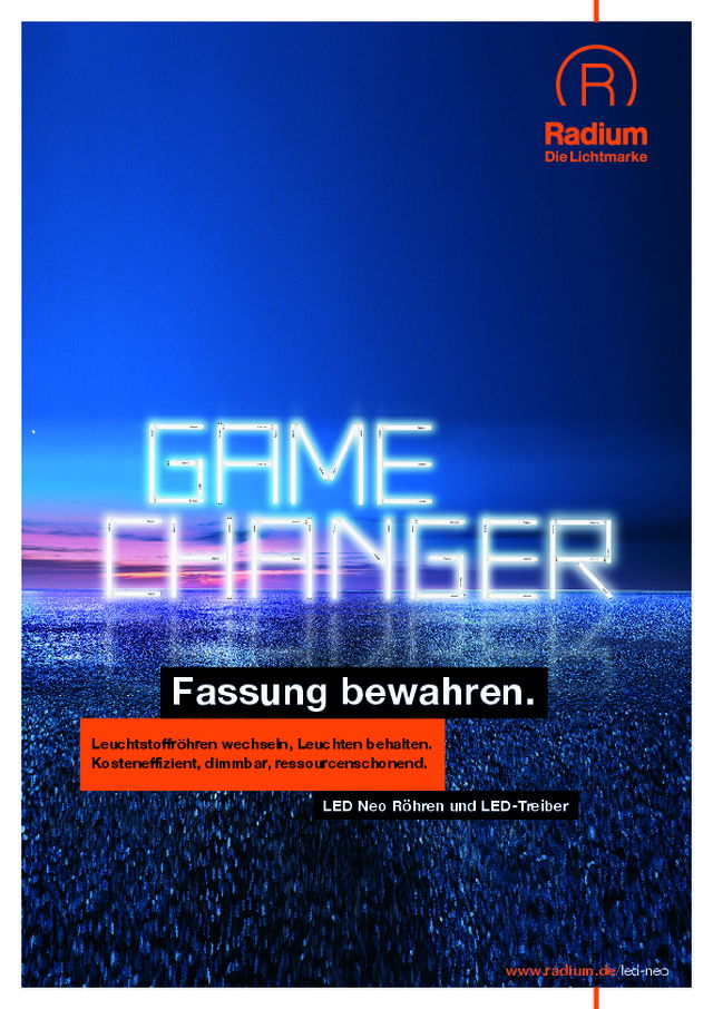 Fassung bewahren. LED Neo Röhren und LED-Treiber