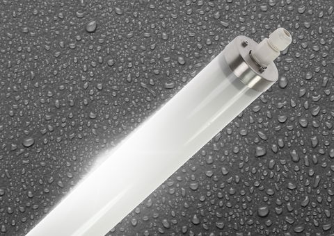 Feuchtraum-Rohrleuchte tubolin von Regiolux