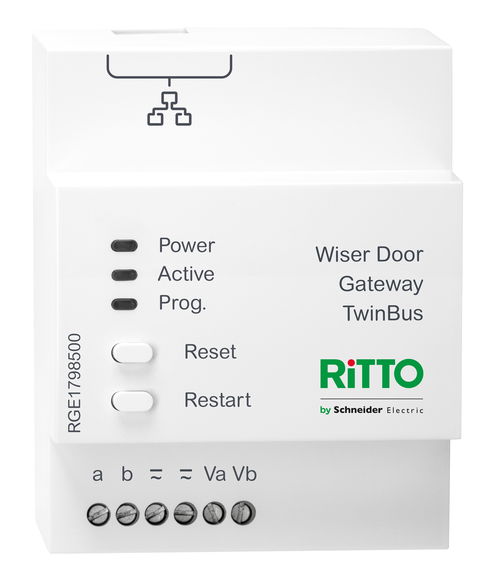 Neue TwinBus-Türkommunikation mit System: Wiser Door von Ritto