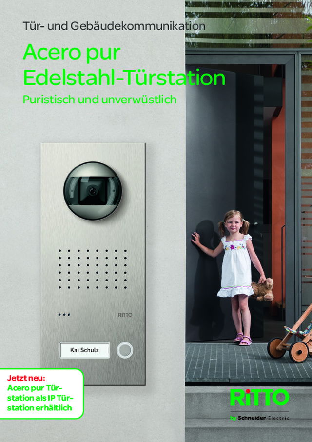 Acero pur Edelstahl-Türstation