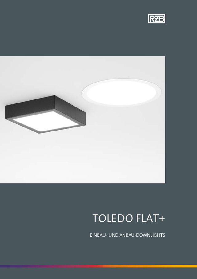 TOLEDO FLAT+ Einbau- und Anbau-Downlights
