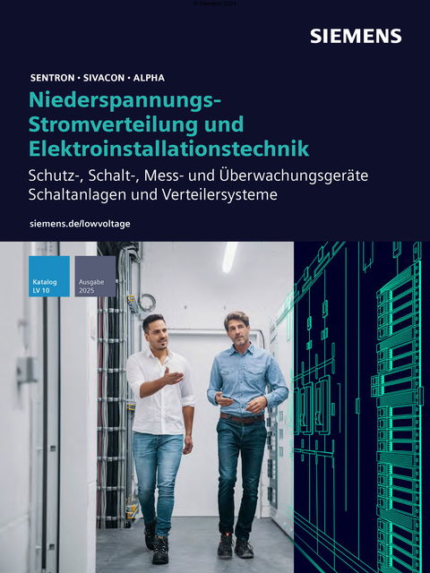Neuer Katalog: Siemens Niederspannungs-Stromverteilung und Elektroinstallationstechnik