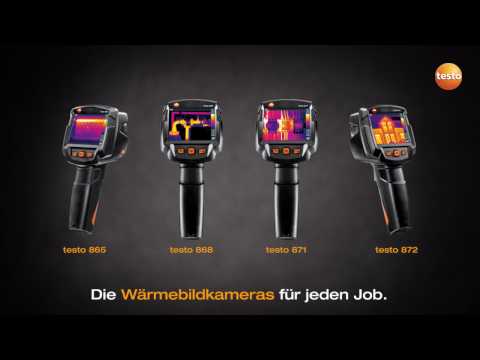 Wärmebildkameras testo 865, testo 868, testo 871 und testo 872: PrV