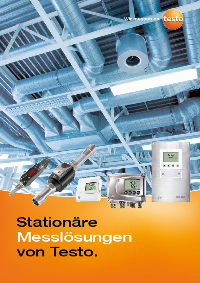 Stationäre Messlösungen von Testo.