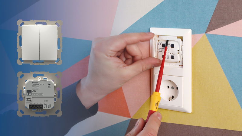 Funkbasiertes KNX Smart Home System / Sicher dank KNX Data Secure / Inbetriebnahme ohne ETS