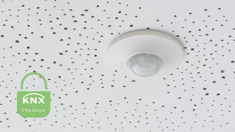 Sicherheitsplus durch KNX Data Secure:  thePiccola KNX Mini Präsenzmelder