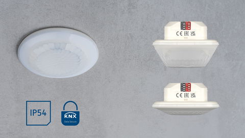 Flexible Lichtsteuerung mit KNX: LUXA 103 KNX Präsenzmelder von Theben