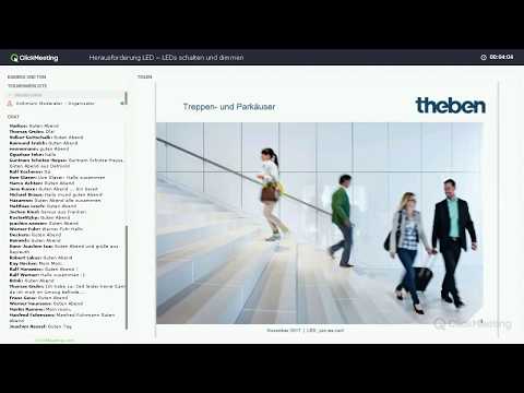 Aufzeichnung der Online Schulung Herausfoderung LED