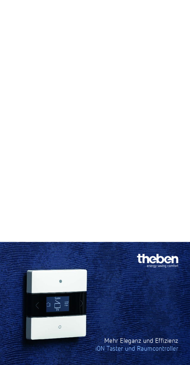 Mehr Eleganz und Effizienz: iON Taster und Raumcontroller