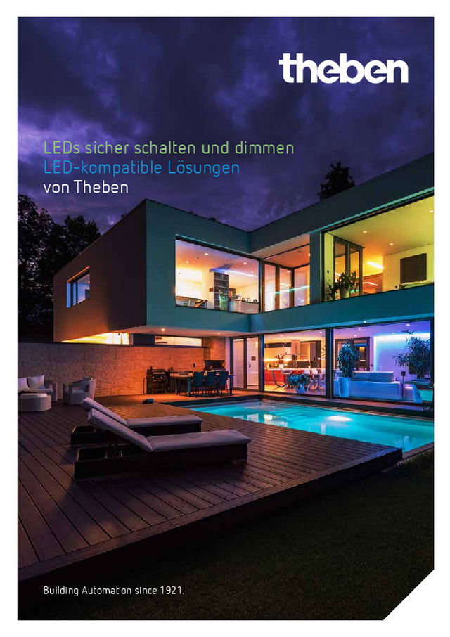 LEDs sicher schalten und dimmen LED-kompatible Lösungen von Theben