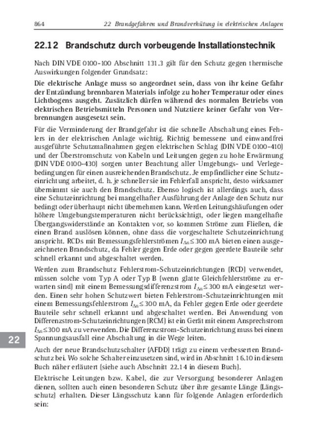 VDE 0100 und die Praxis: Brandschutz durch vorbeugende Installationstechnik