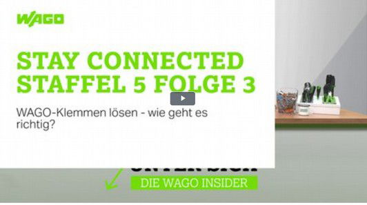 Stay Connected- mit WAGO Wissen