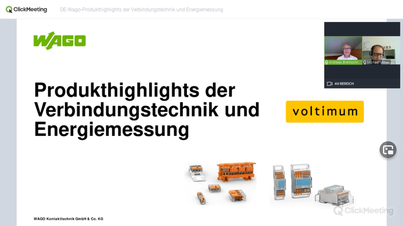Wago Produkthighlights der Verbindungstechnik und Energiemessung