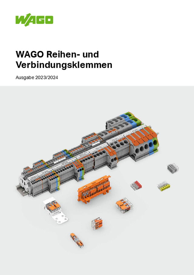 WAGO Reihen- und Verbindungsklemmen 2023/2024