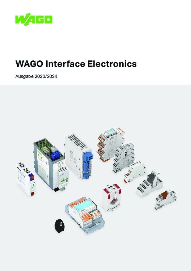 Hauptkatalog WAGO Interface Electronics 2023/2024