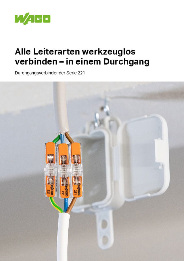 Durchgangsverbinder der Serie 221