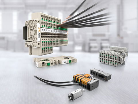 SNAP IN-Anschlusstechnologie von Weidmüller: bereit für die Zukunft, ready-to-robot