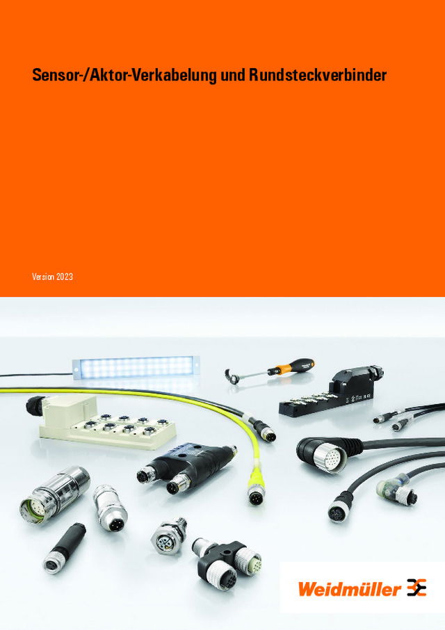 Sensor-/Aktor-Verkabelung und Rundsteckverbinder