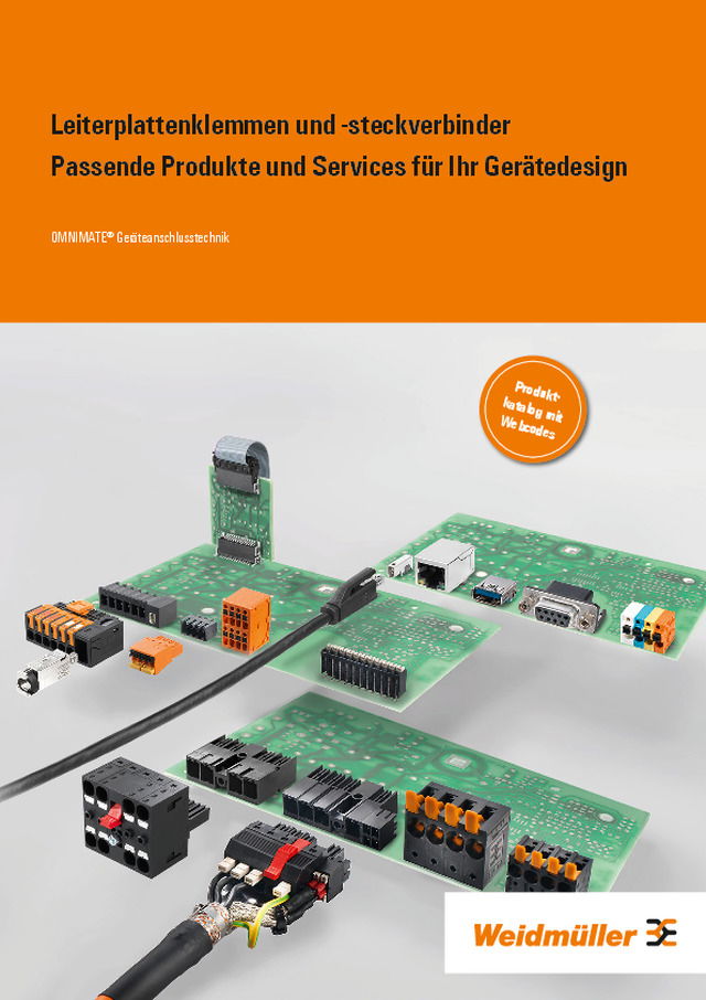 Leiterplattenklemmen und -steckverbinder Passende Produkte und Services für Ihr Gerätedesign