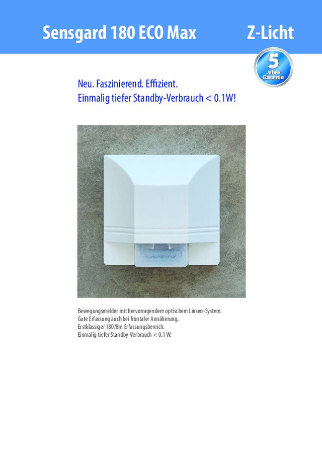 Sensgard 180 ECO Max Bewegungsmelder