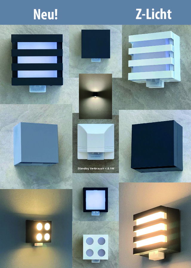PIR-Cube, PIR-LongLED und PIR- RondoLED Serie
