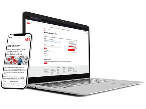 Enkelt sök och köp med ABB eFinder