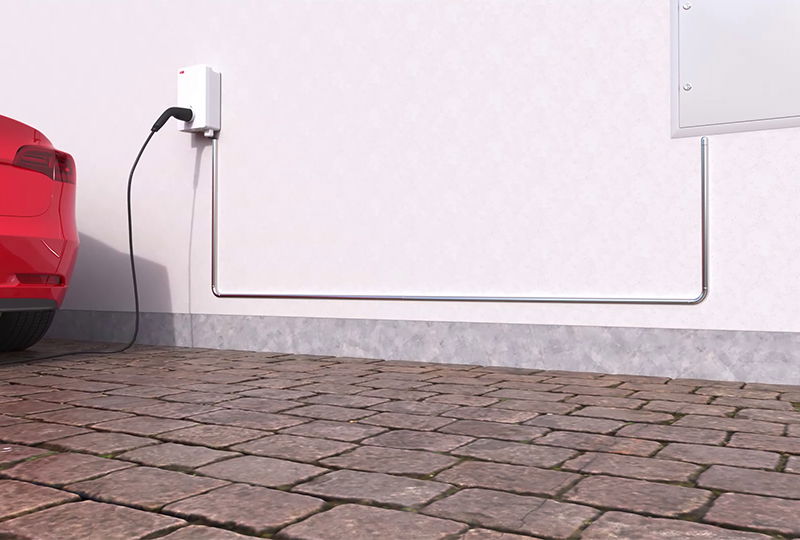 Snabbare installation och stilren finish med ABB:s kabelskyddssystem