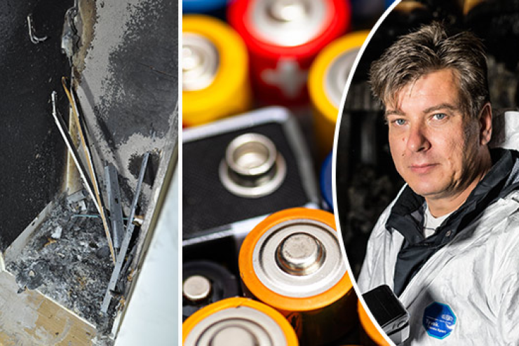 Förvaring av batterier kan leda till brand: "Ju fler desto farligare"