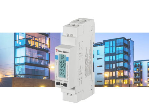 EM511: MID-godkänd 1-fasmätare med puls, Modbus eller M-Bus