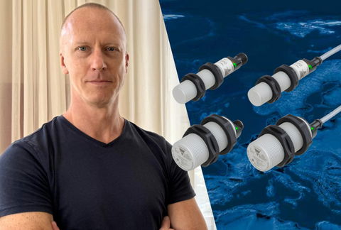 Ny kapacitiv sensor med IO-link och LED-graf