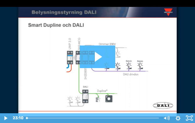 Virtuell elteknikmässa: CG-1 DALI
