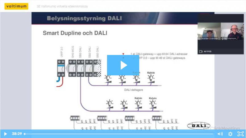 Smart styrning med Dali