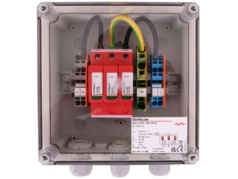 DEHNguard – DC-box skyddar solcellsanläggningen!