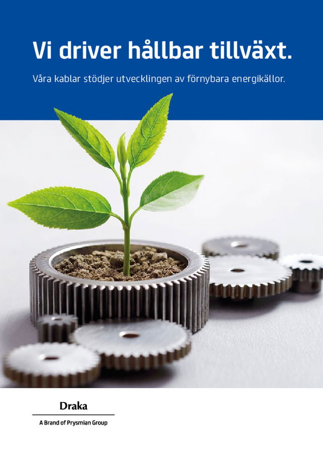 Vi driver hållbar tillväxt.