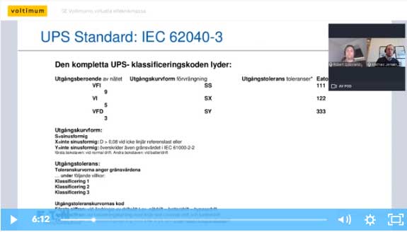 Koordinerad lösning för avbrottsfri kraft och lågspänningsfördelningar