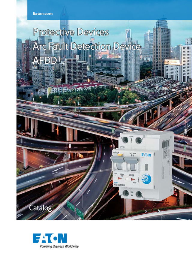 AFDD+ Arc Fault Detection Device katalog