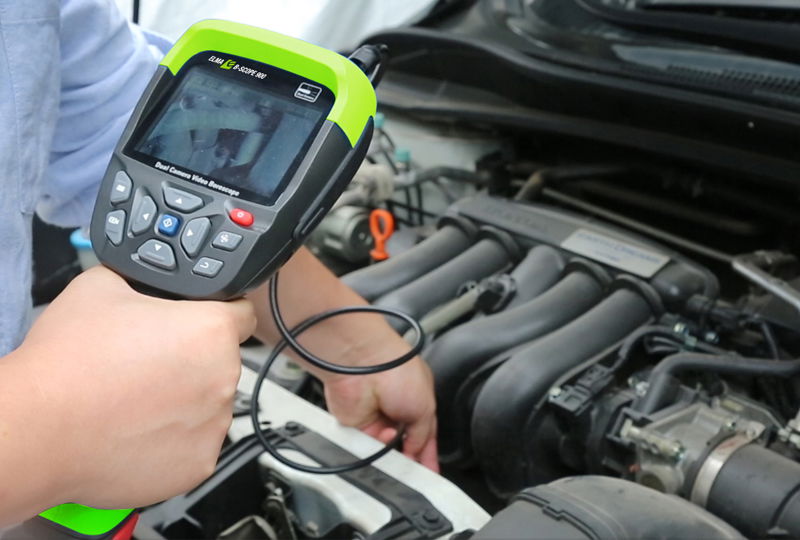 Endoskop med dubbelkamera och HD-upplösning