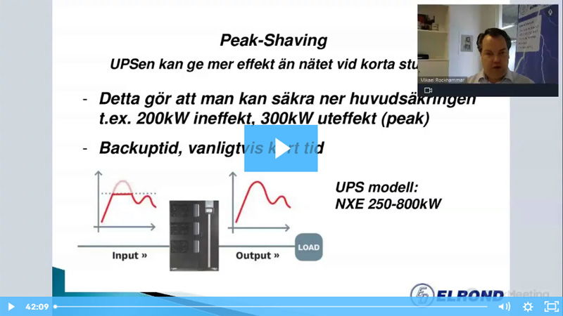 Elrond lär dig välja rätt UPS / batteribackup till din anläggning