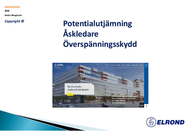 Elrond: Hur utformas moderna åskskydd i enlighet med gällande standarder?