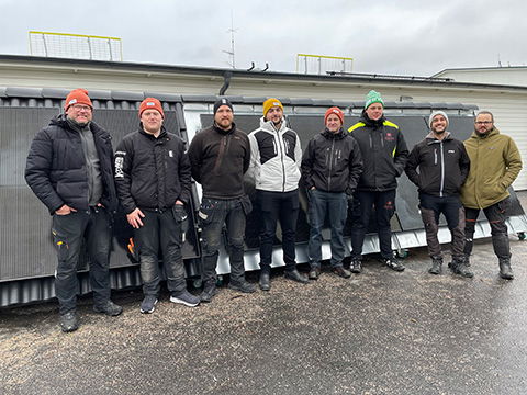 Lyckad premiär för solcellskurs