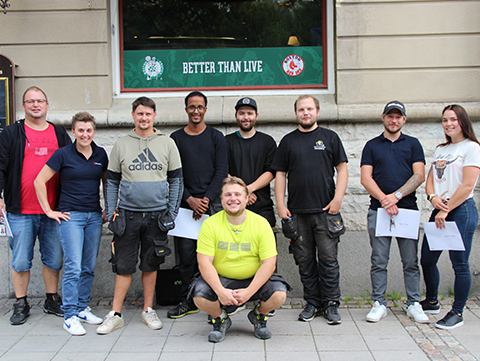 Grattis till tio certifierade installationselektriker från INSU!