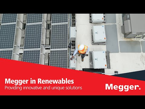 Solenergiapplikationer från Megger