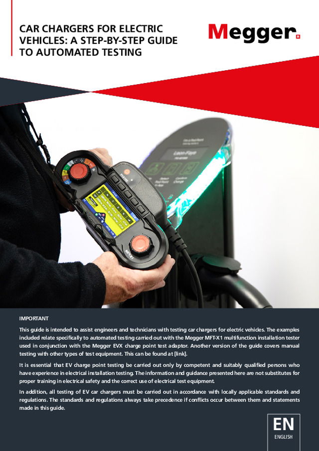 Steg-för-steg-guide för automatiserad testning av laddstationer för elfordon